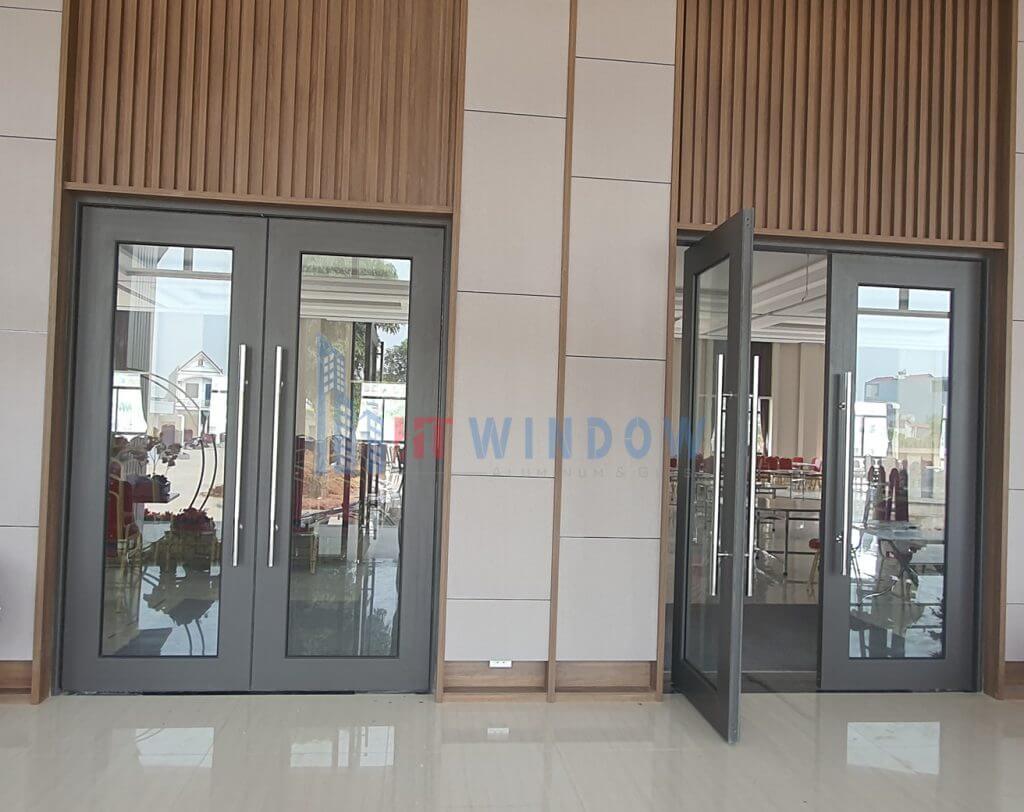 CÔNG TRÌNH CỬA NHÔM XINGFA NHẬP KHẨU-PHỤ KIỆN KINLONG TẠI THỊ TRẤN CHŨ-BẮC GIANG