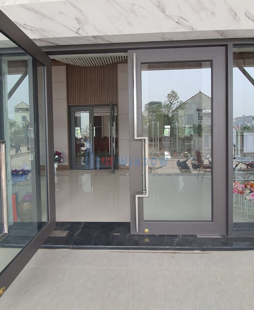 CÔNG TRÌNH CỬA NHÔM XINGFA NHẬP KHẨU-PHỤ KIỆN KINLONG TẠI THỊ TRẤN CHŨ-BẮC GIANG