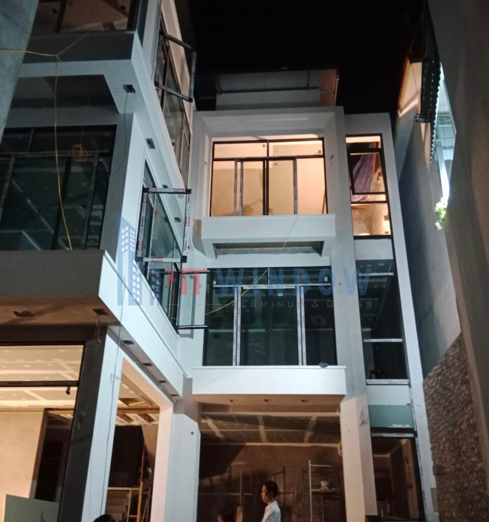 công trình cửa nhôm xingfa nhập khẩu-phụ kiện cmech tại hương sơn-mỹ đức-hà nội