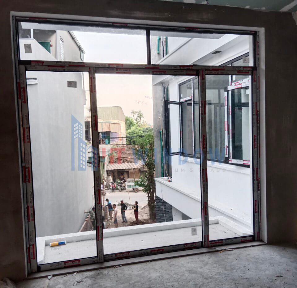 công trình cửa nhôm xingfa nhập khẩu-phụ kiện cmech tại hương sơn-mỹ đức-hà nội
