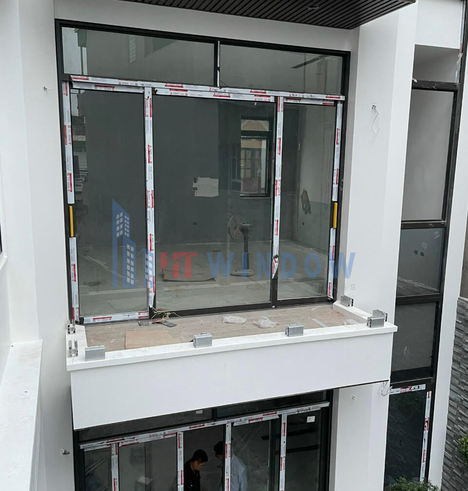 công trình cửa nhôm xingfa nhập khẩu-phụ kiện cmech tại hương sơn-mỹ đức-hà nội
