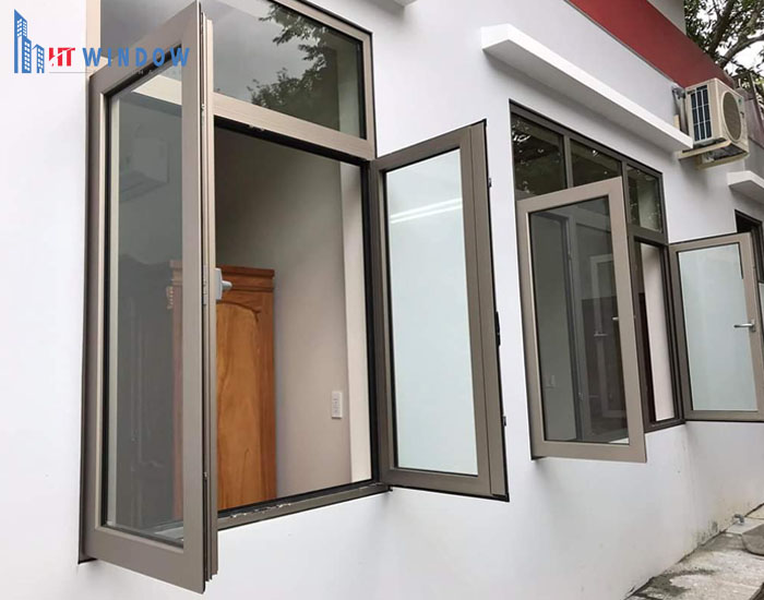 Cửa nhôm Civro mở quay ra ngoài, hệ cửa sổ