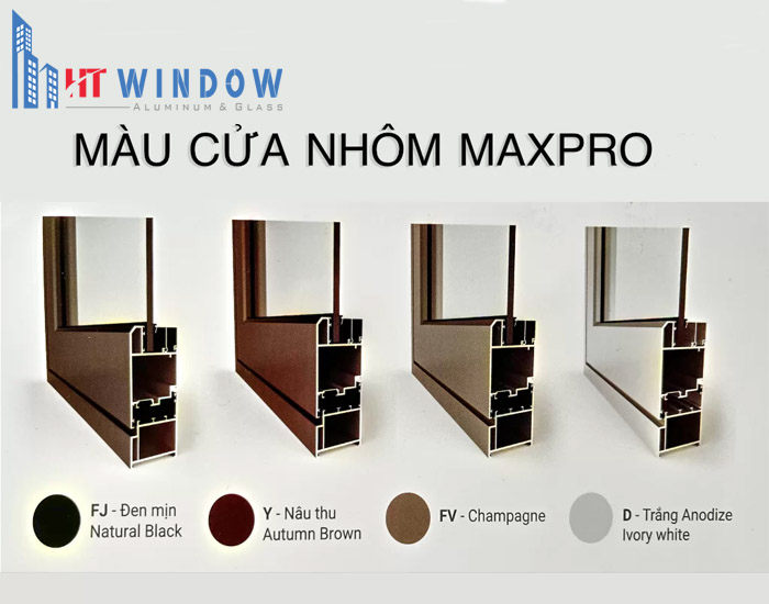 Nhôm hệ Maxpro là thương hiệu nhôm Nhật Bản