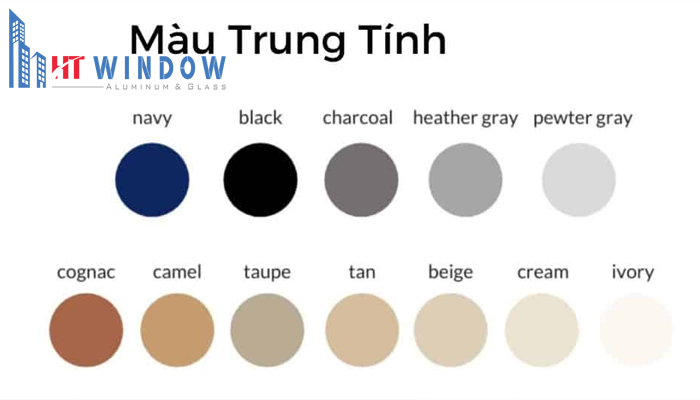 Hình ảnh gam màu trung tính