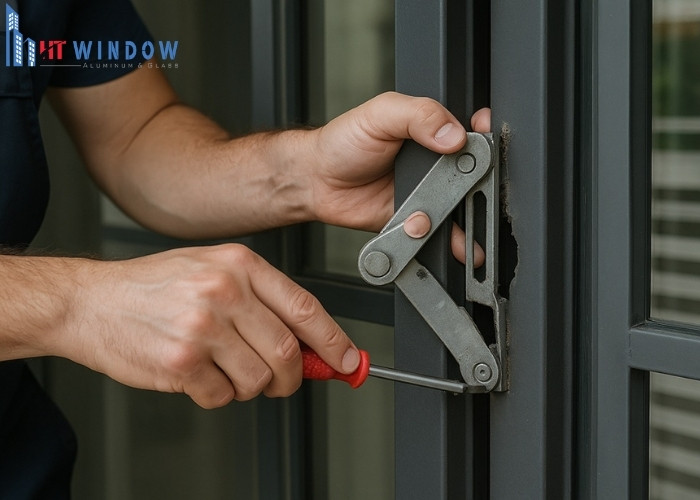 Liên hệ với thợ sửa chuyên nghiệp nếu bản lề cửa gặp các vấn đề nghiêm trọng