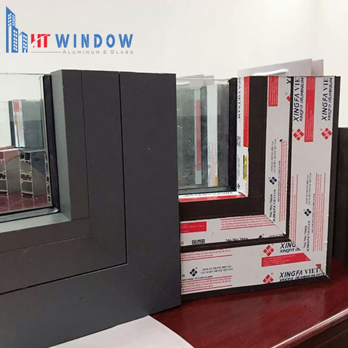 Ép góc giúp đảm bảo độ khít của cửa nhôm, từ đó chống ồn hiệu quả