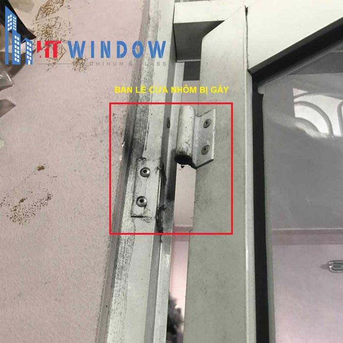 Cần sửa cửa nhôm bị xệ khi cửa không còn đảm bảo chức năng