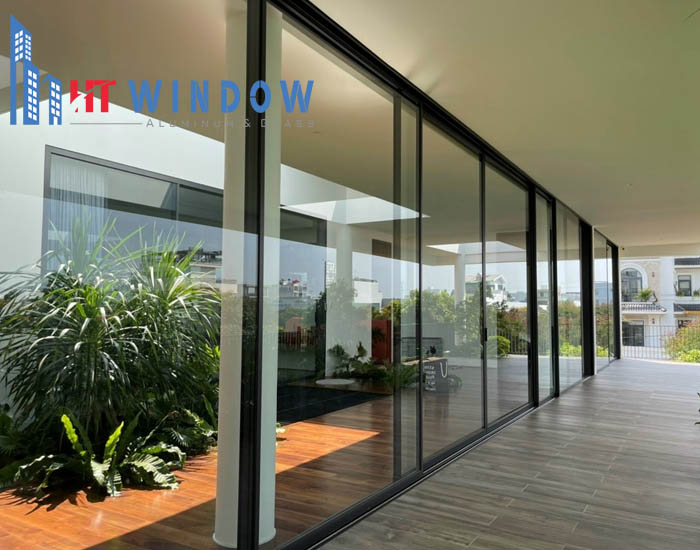 Cửa nhôm Slim có tính thẩm mỹ cao