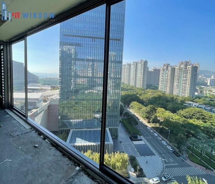 Cửa nhôm Xingfa cách âm tiêu chuẩn sử dụng hệ gioăng EPDM kép