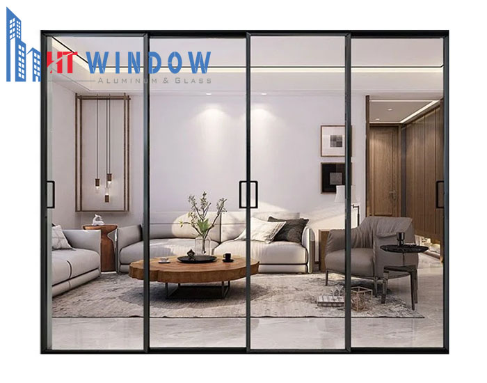Nguyên nhân cửa Slim dễ bị bám bụi là do bề mặt nhôm tĩnh điện