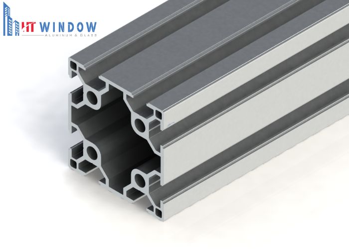 Nhôm 50x50 là mặt cắt vuông khá lớn, dành cho các khung máy, khung kết cấu trung bình đến lớn