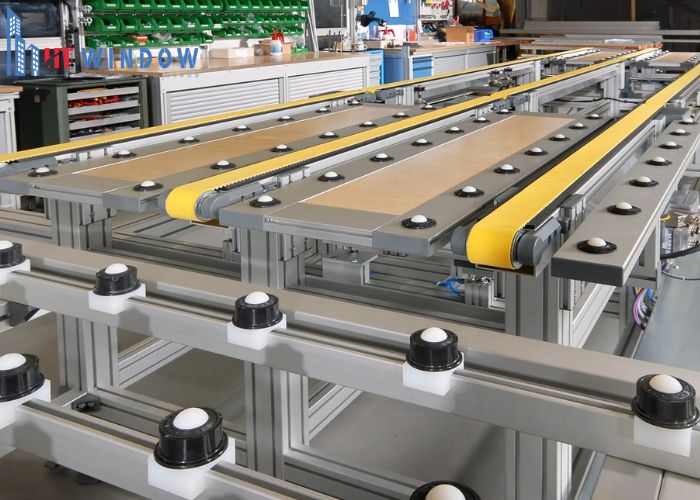Nhôm định hình được ứng dụng trong lắp ráp băng tải