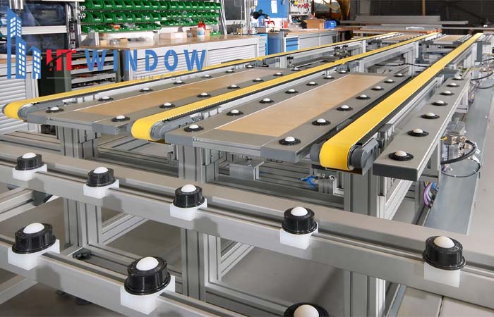 Nhôm định hình được ứng dụng làm khung băng tải công nghiệp