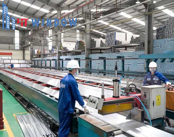 Quy trình sản xuất nhôm định hình khá phức tạp