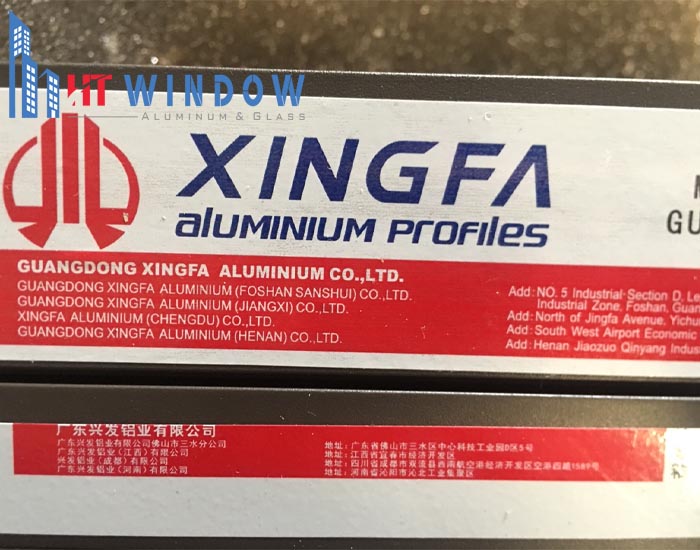 Hình ảnh nhôm Xingfa tem đỏ