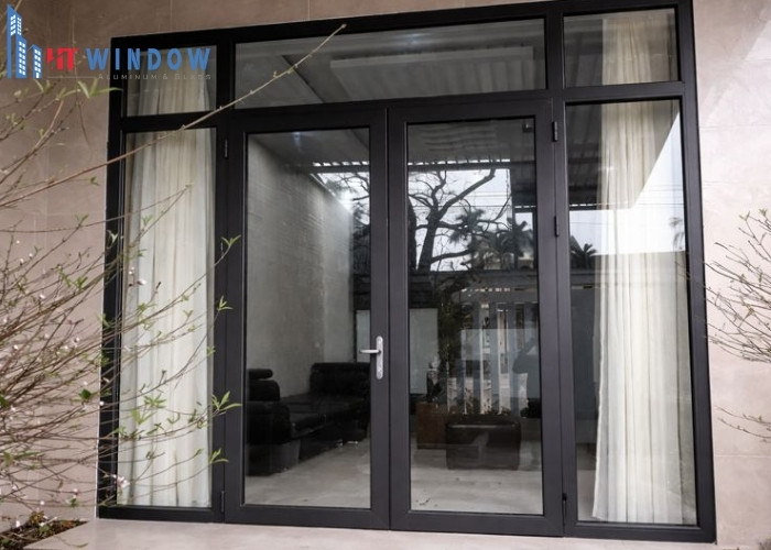 Cửa nhôm hệ vát cạnh được thiết kế với khả năng chống thấm nước vượt trội