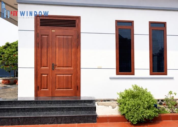Một bộ cửa có tỷ lệ cân đối với diện tích căn phòng sẽ đảm bảo tính thẩm mỹ