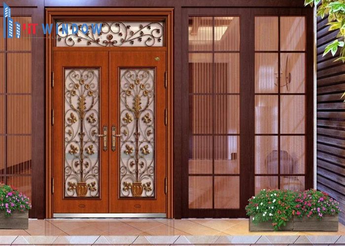 Một ngôi nhà có diện tích lớn đòi hỏi bộ cửa chính tương xứng về quy mô