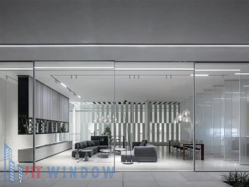 Cửa nhôm slim trượt
