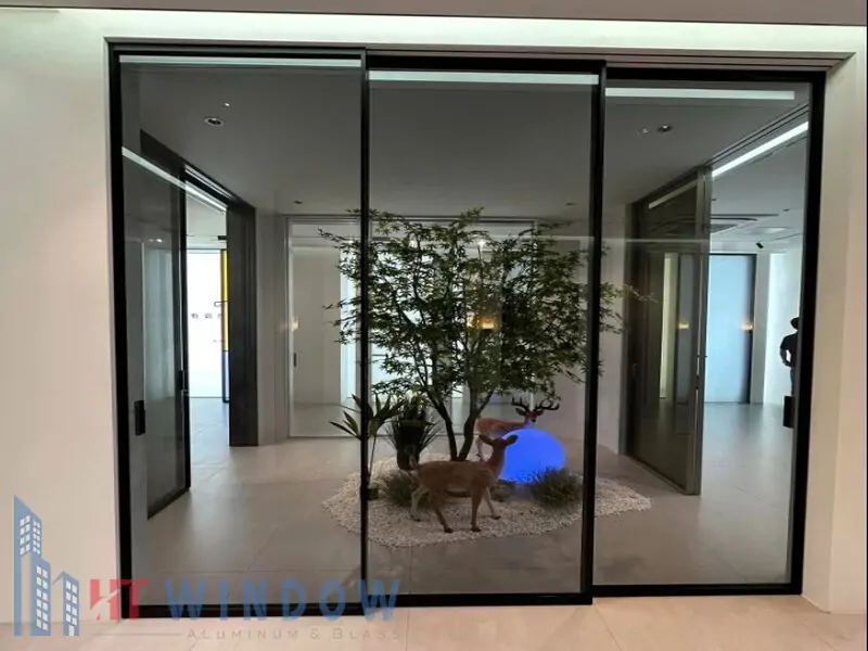 Cửa nhôm slim trượt