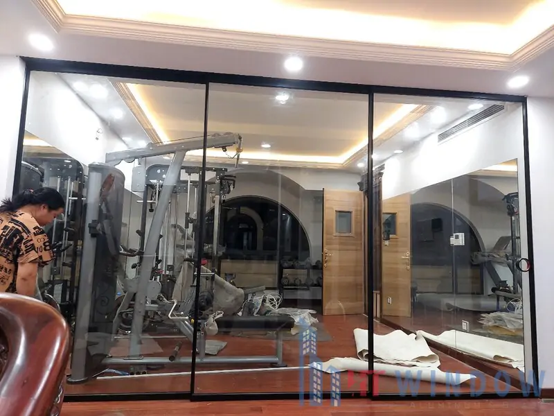 Cửa nhôm slim trượt